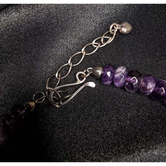 JAY KING 925 Sterling Silver Genuine Amethyst Necklace - Picture 5 of 5